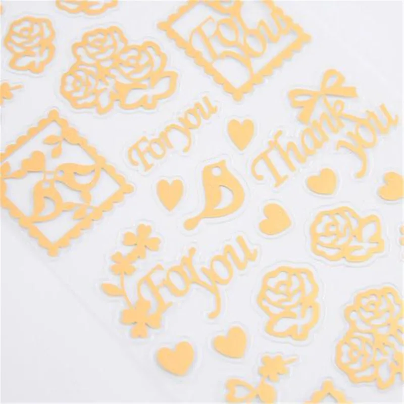 Милые сказочные мечтательные горячие наклейки для стемпинга серия повседневной