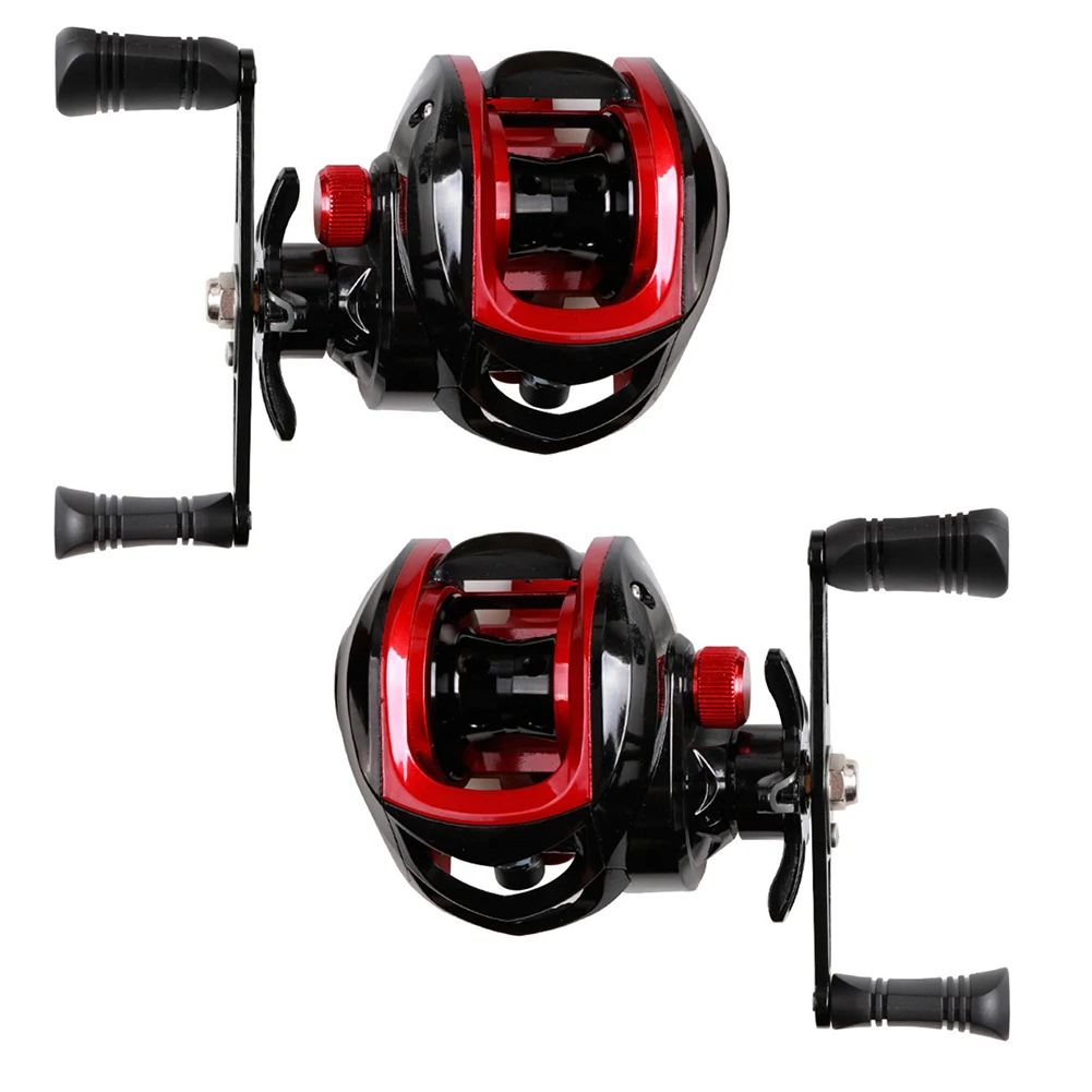 Металлическая катушка для заброса приманки лески шарики подшипники рыбалки