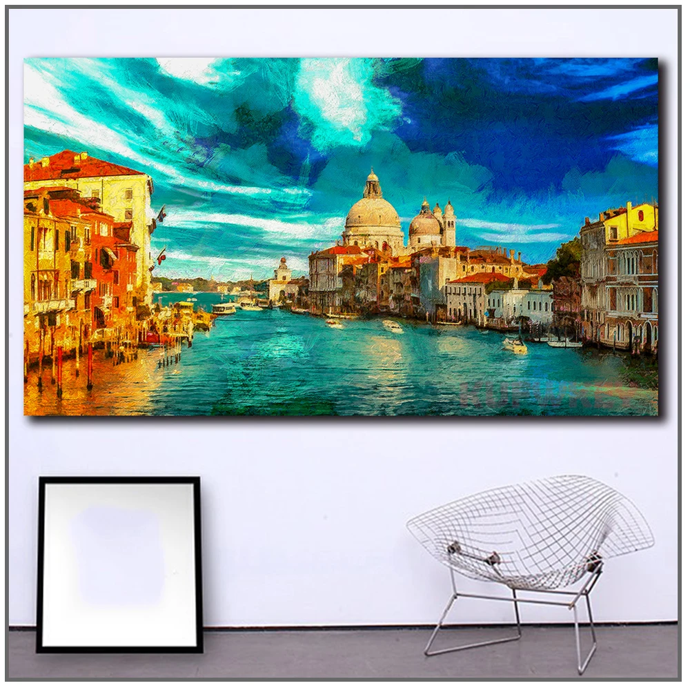 Алмазная 5D Вышивка Венеция картина из квадратных страз мозаика вышивка