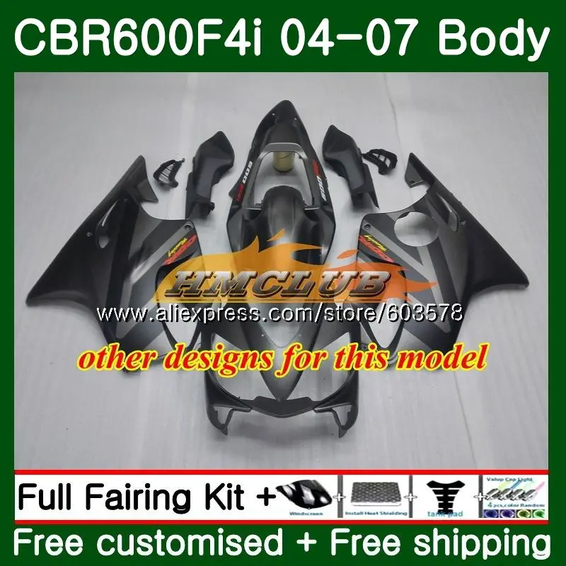 Комплект для HONDA CBR 600F4i CBR600 FS 600 F4i 04 05 06 07 71CL. 4 CBR600F4i 2004 2005 2006 2007 обтекатель Repsol