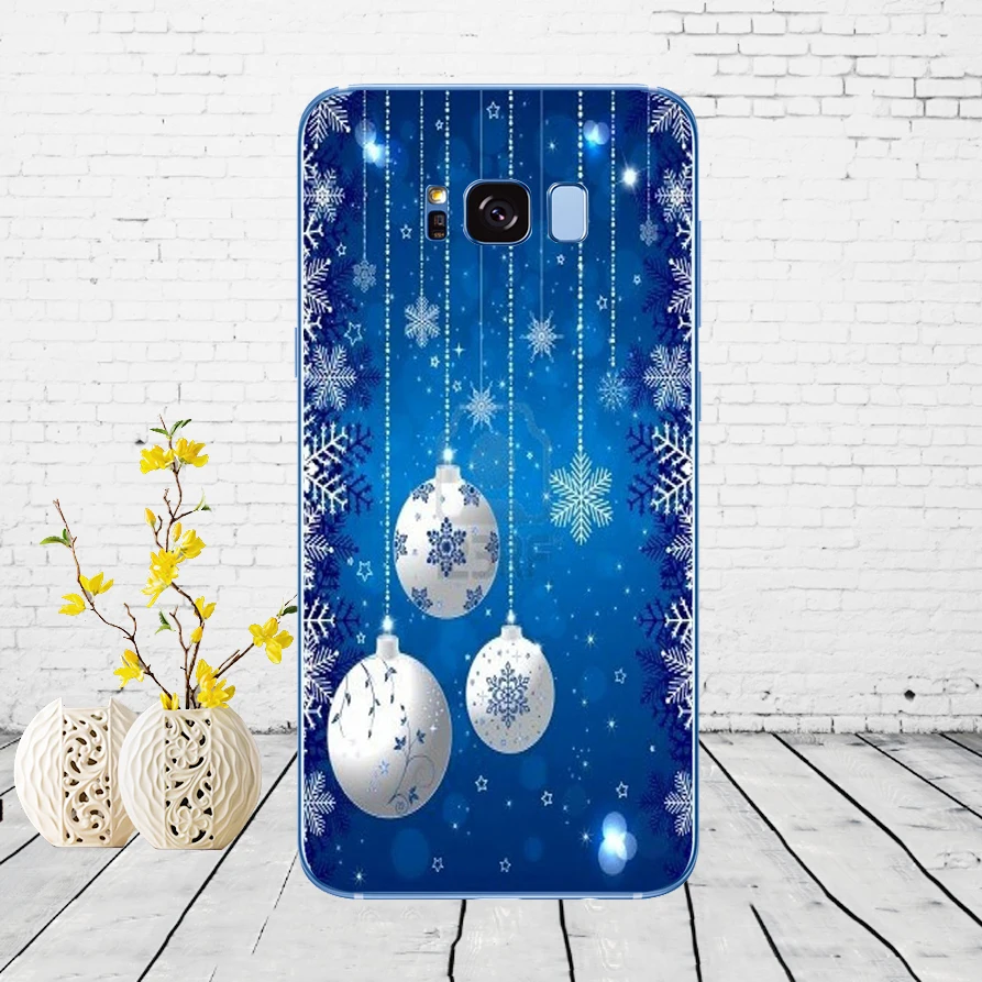 307DD с Новым годом Рождеством снеговик мягкий силиконовый чехол для Samsung Galaxy S6 S7