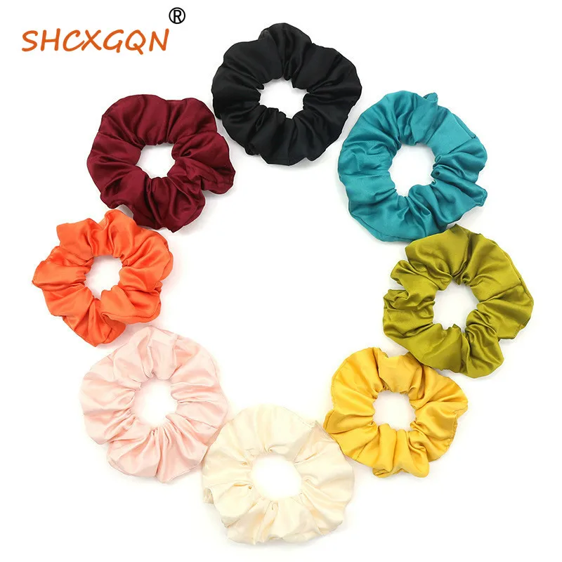 

Hot Sales Matt color Women Hairband Elastic Hair Band Rubber Bands Headband Scrunchie For Women hair accessories,ACC133