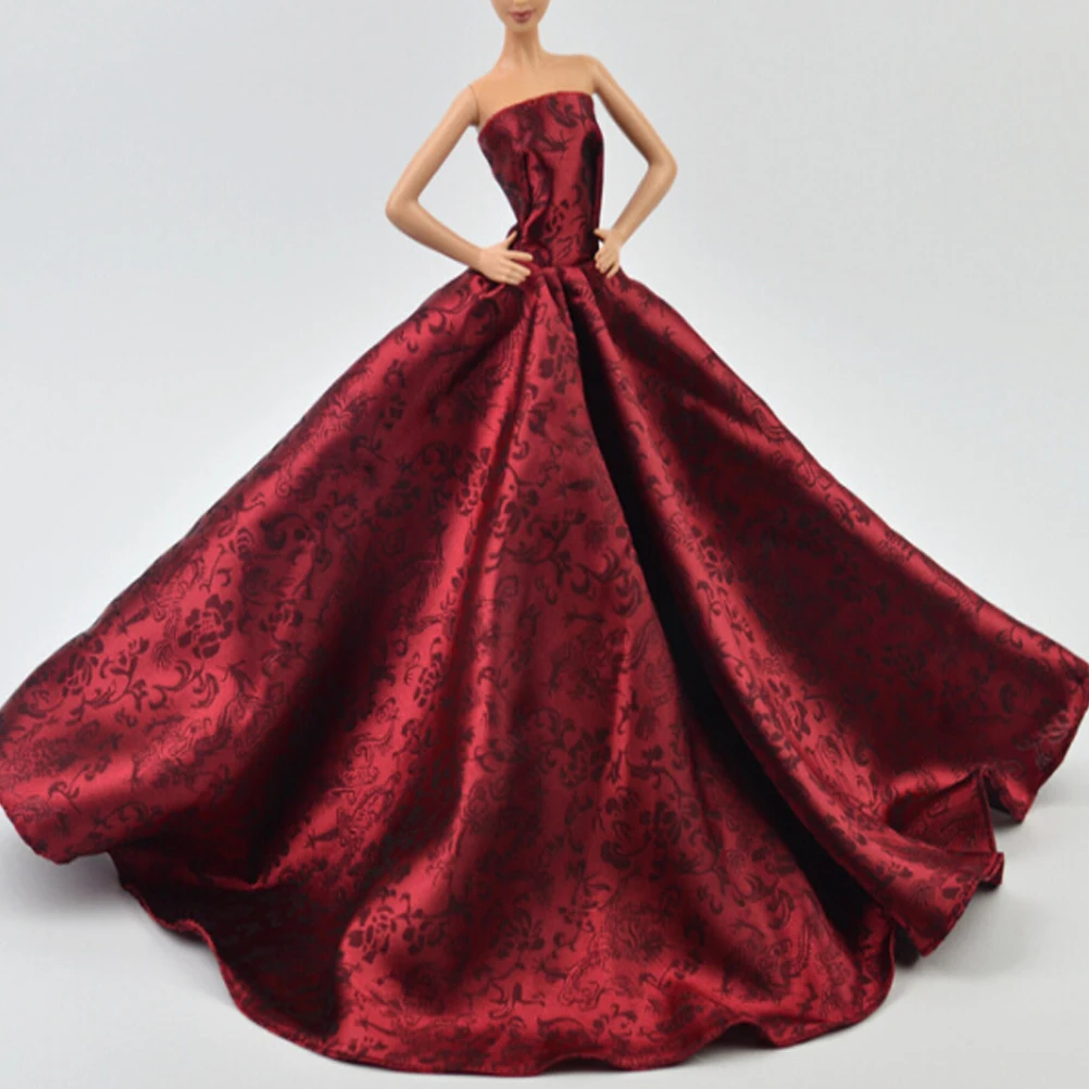 Супер Роскошный красно белый костюм принцессы для вечеринки платье на свадьбу