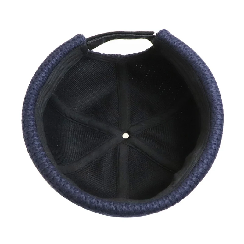 Мужская и женская вязаная шапка удобная теплая Шапка бини с черепом головной