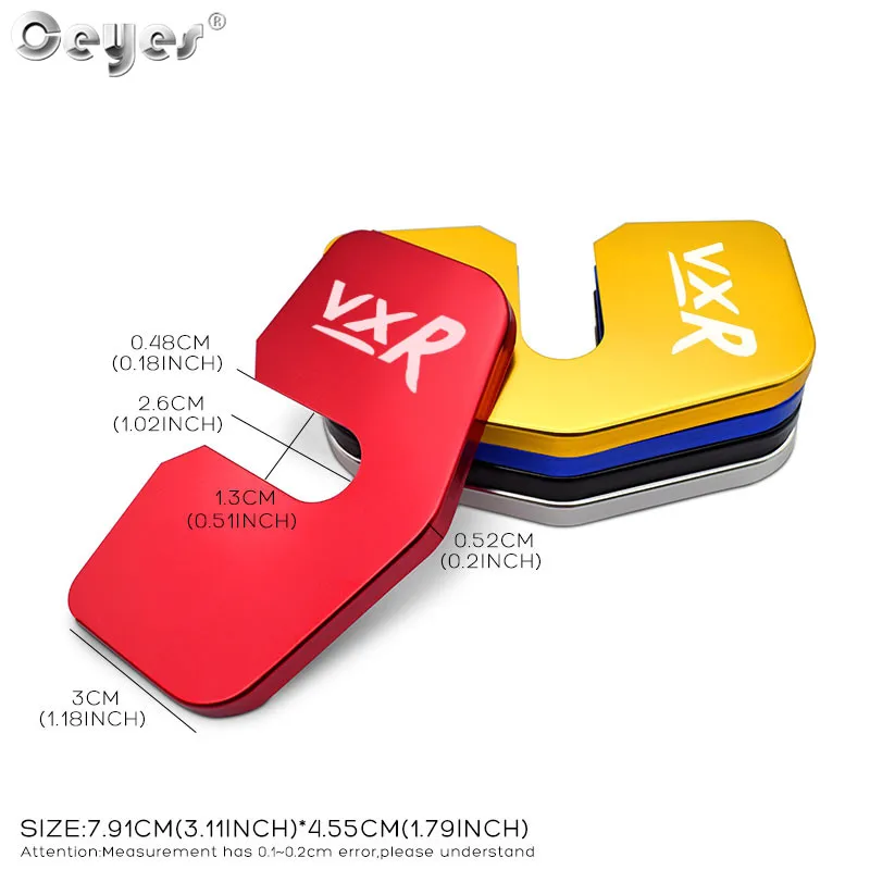Ceyes 4 шт. автомобильные аксессуары защита дверного замка чехол для Vauxhall VXR эмблема