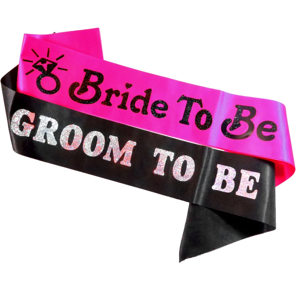 Ленты Свадебные белые блестящие 2 шт. | Дом и сад