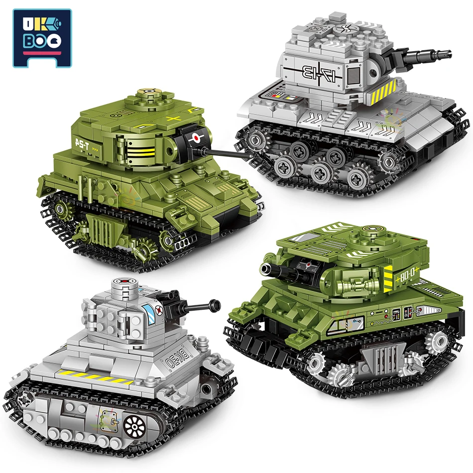 

353 + штук военный Panzer тяжелый гусеничный Танк строительные блоки модель армии WW2 город Солдат Цифры Кирпичи игрушки для детей