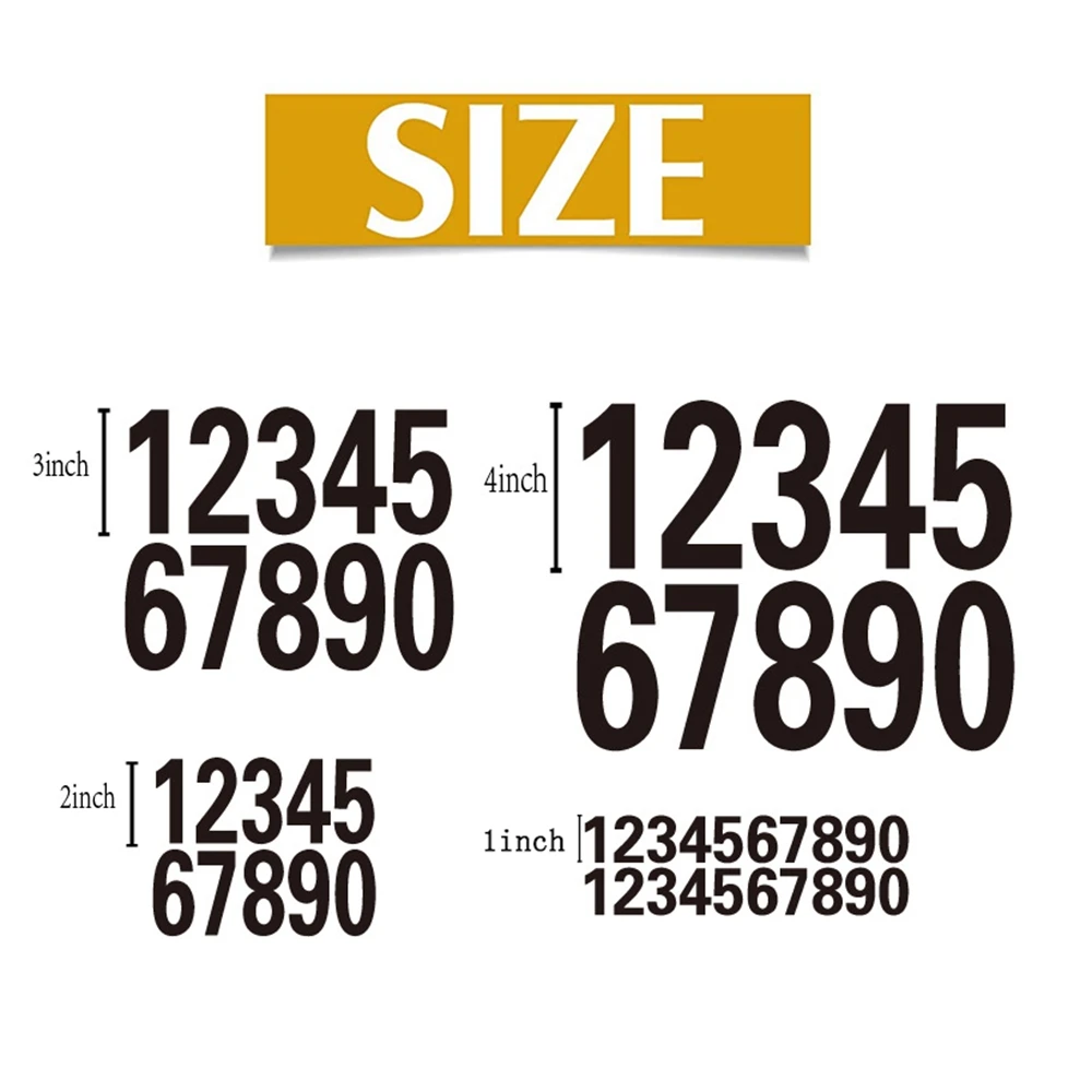 40 штук Светоотражающие почтовый ящик Стикеры Наклейка самоклеющиеся адрес