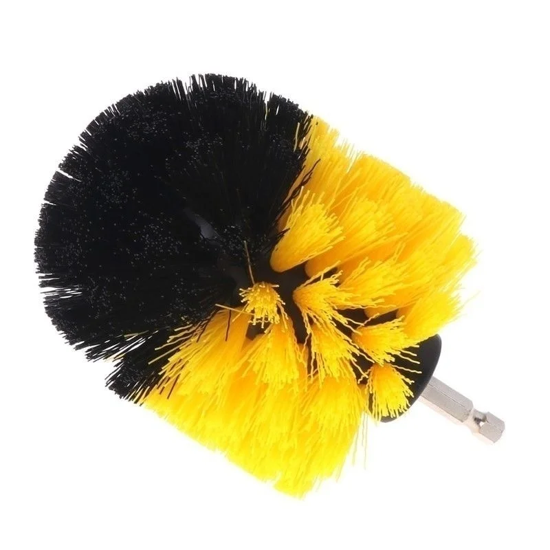 3.5inch Drill Bristle Scrubber Brush Full Power Cleaning Tools Scrubber Car Tires Home Turbo Scrub Carpet Glass Auto Care Cleaning Tools - Цвет: 3.5inch