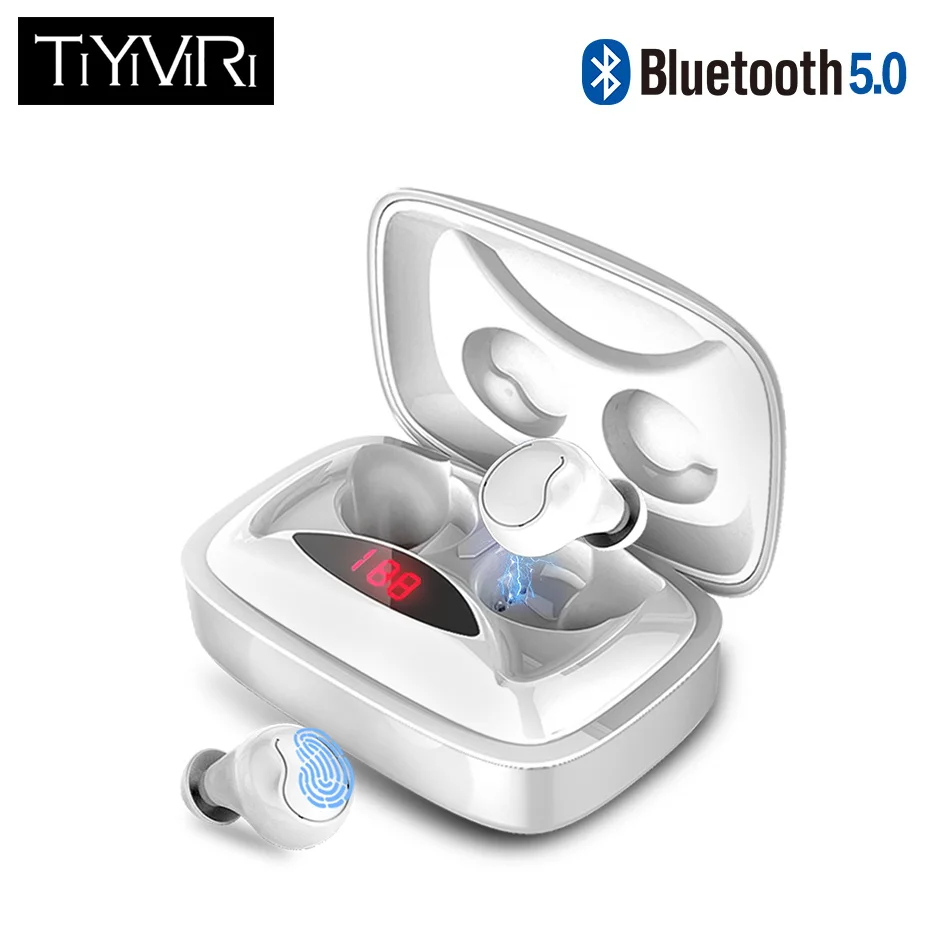 TiYiViRi X29 TWS 5 0 Bluetooth наушники-вкладыши беспроводные наушники отпечатков пальцев