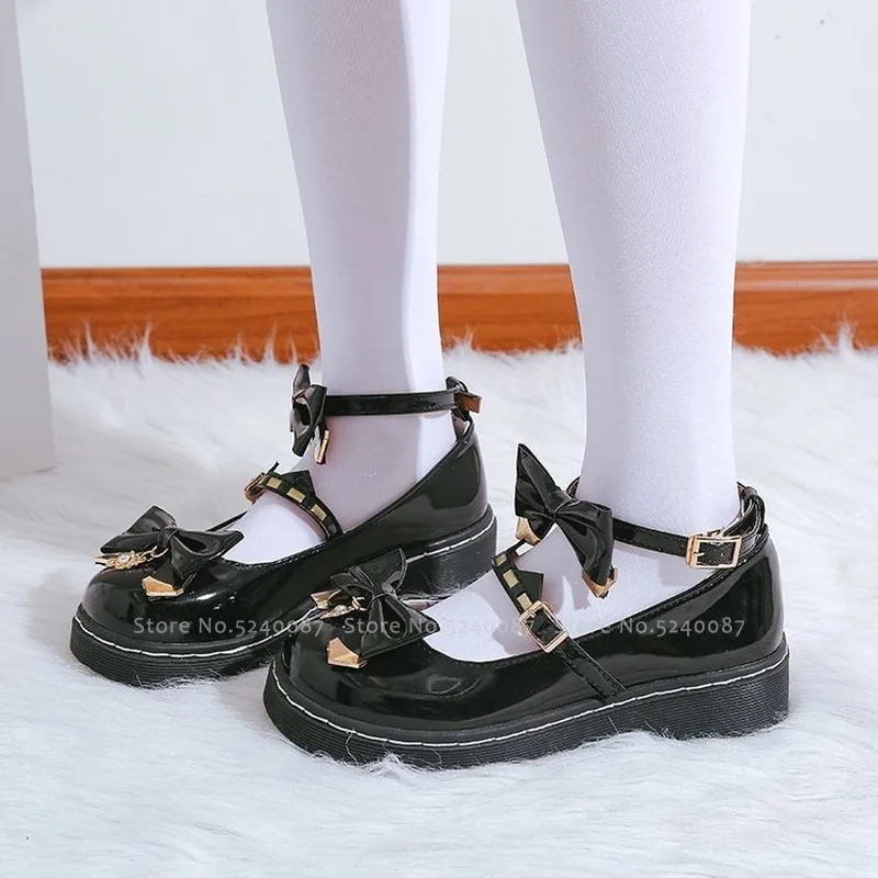 Женские ботинки из искусственной кожи для костюмированной вечеринки в японском