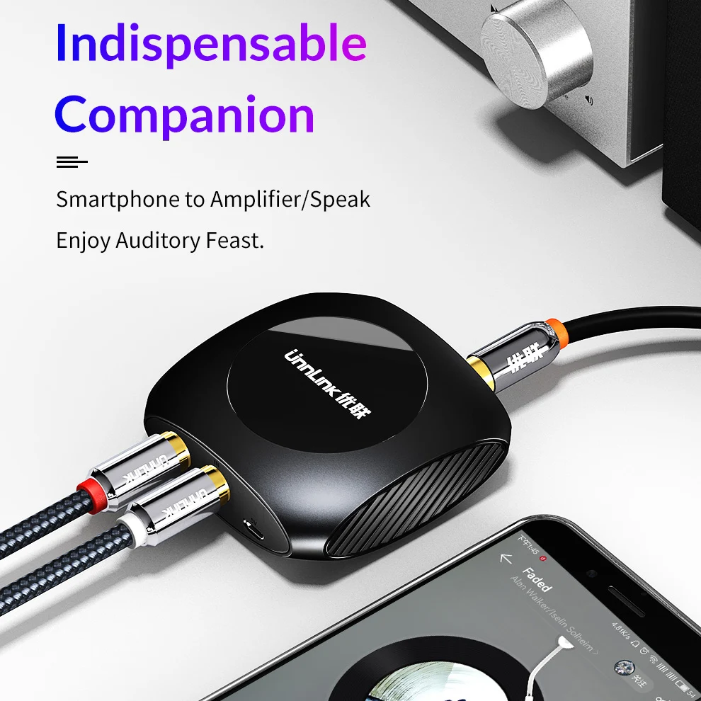 Аналогово-цифровой аудио преобразователь Unnlink 96 кГц оптический коаксиальный