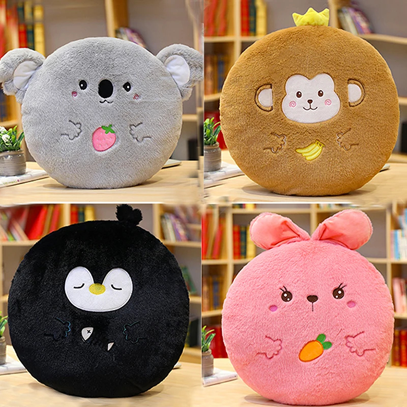 

New Soft Koala Rabbit Penguin Monkey Plush Pillow Cushion Toys Cartoon Animal Stuffed Doll Chair Cushion Sofa Pillow 1PC 48cm