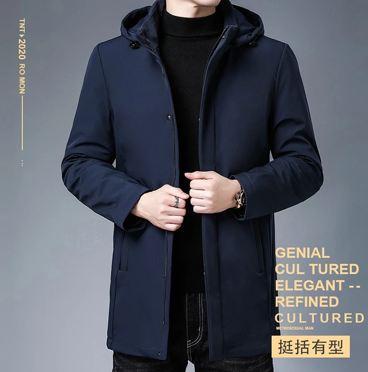 2020 Winter new arrival high quality Liner Detachable Men's Coat 90% White Duck Down Jackets Men Casual Jacket Male size M-4XL waterproof puffer jacket