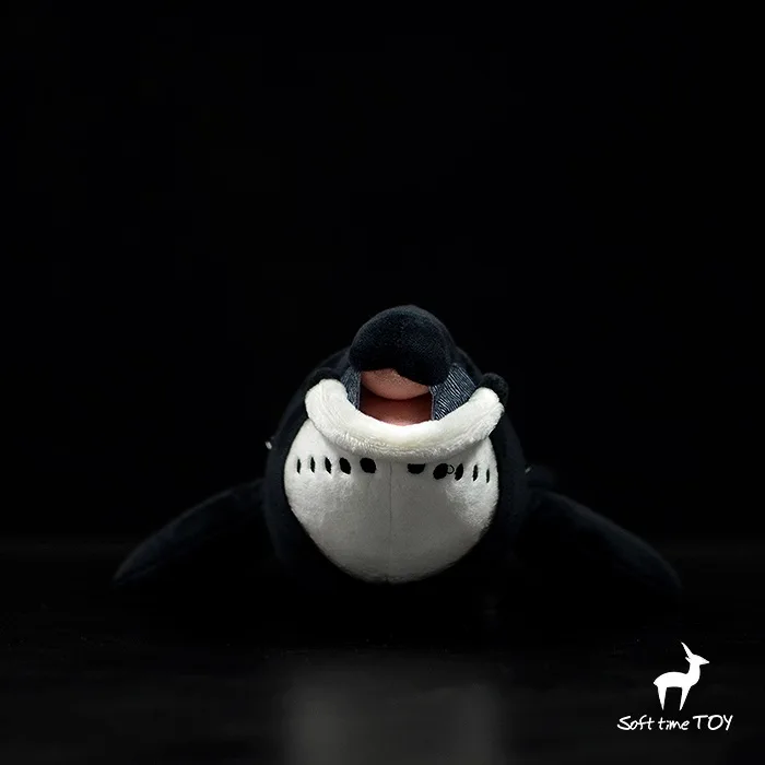 

doll gift model Bowhead whale doll Greenland right whale doll simulation animal toy model gift