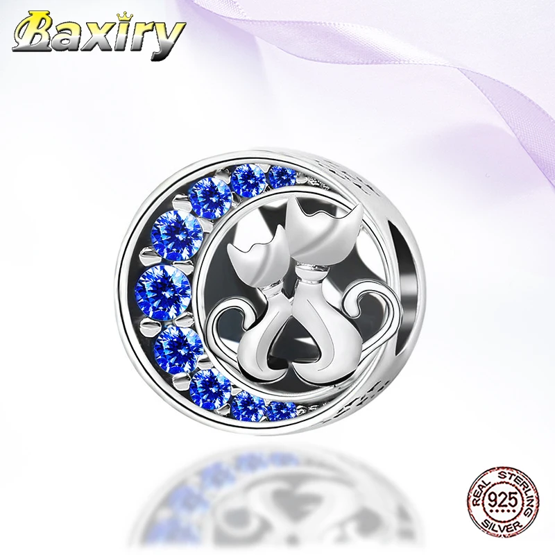

925 Sterling Silver Cat Beads Accessories Fit Charms Silver 925 Original 2020 Charm Bracelets Beads For Women Diy Jewelry Making