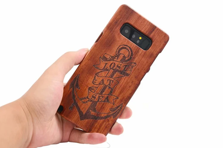 Чехол LYBALL для телефона Samsung Galaxy S8 S9 + твердая задняя крышка из натурального дерева