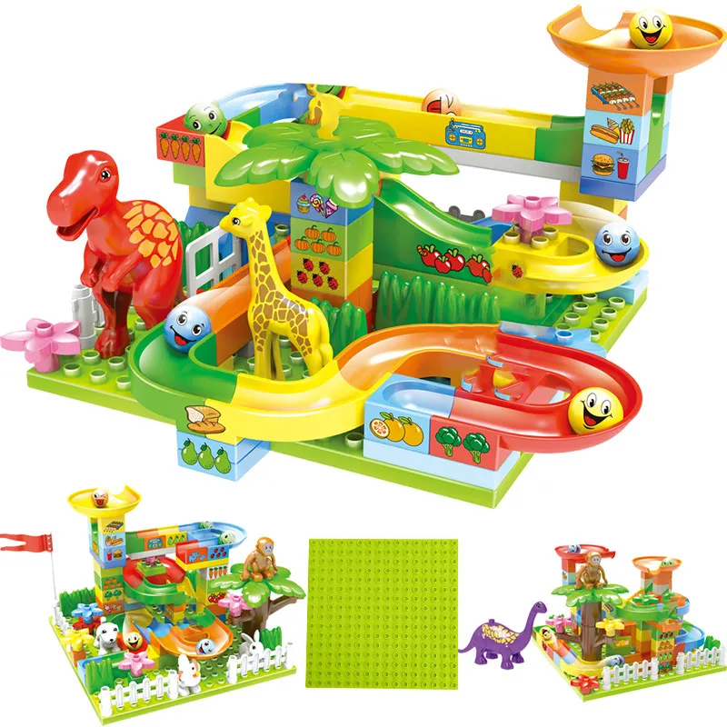 Детский конструктор-лабиринт с шариками воронкой и горкой | Игрушки хобби