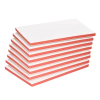 uxcell rubber carving blocks 5 9 x 3 93 stamp soft white orange rubber for printmaking craft project diy pack of 8