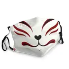 Дышащие виде лиса маска для костюмированной вечеринки по японскому аниме Косплэй маска Для мужчин Для женщин Для мужчин против дымки пыле защитный респиратор рот муфельная печь