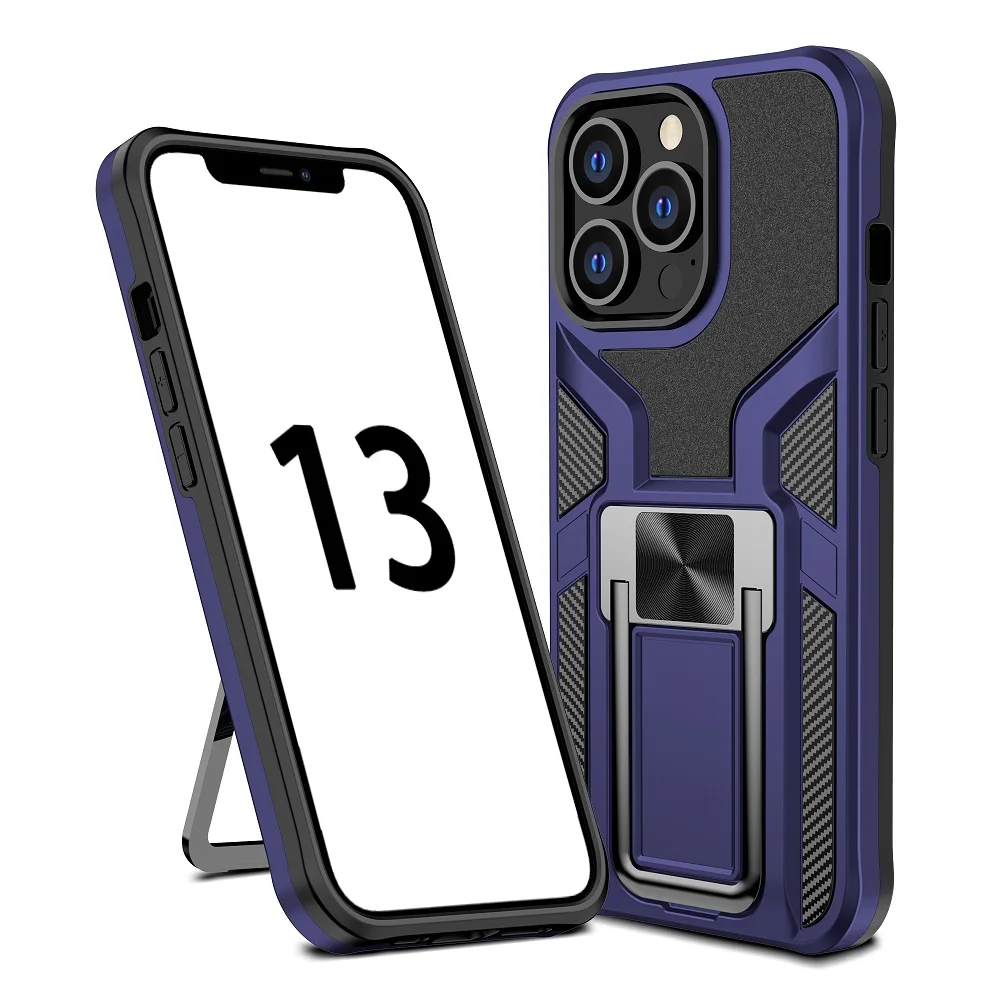 

For iPhone 13 Slide Armor Shockproof Phone Case For iPhone 12 11 Pro Max XR XS Max X 7 8Plus 13 Magnetic Ring Holder Back Cover