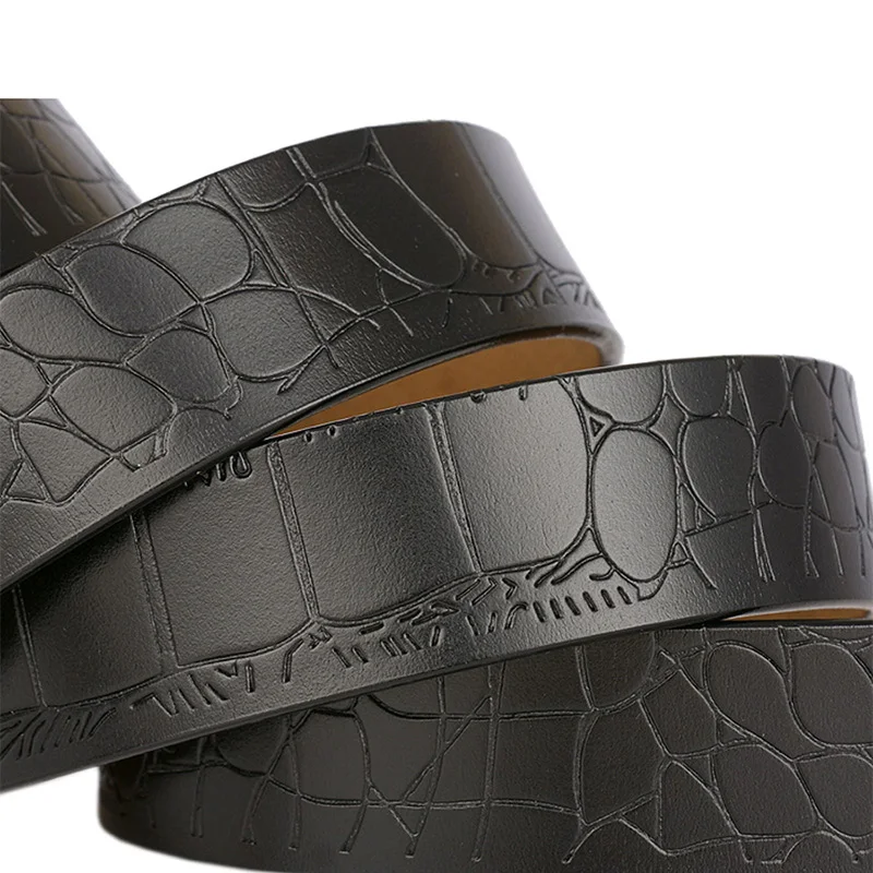 

2020 designer Leisure women belt new ladies high-grade leather belt Burst crack stone texture new belt carved four-color