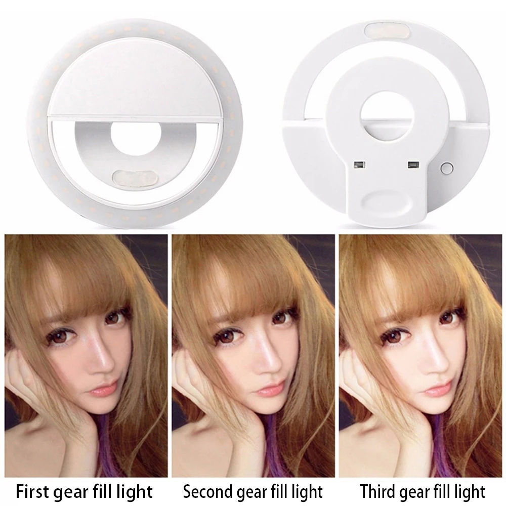 Универсальное светодиодное кольцо для селфи портативный мобильный телефон 36