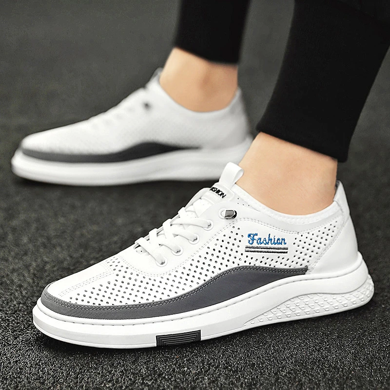 

Men's Casual Lace-up Shoes, Soft-soled Loafers, Flat-bottomed Breathable 2021 Korean Version of The Trend of Sports Men's Shoes
