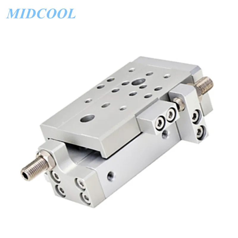 Воздушный цилиндр серии HLQ диаметр 6 мм HLQ6 компактный скользящий