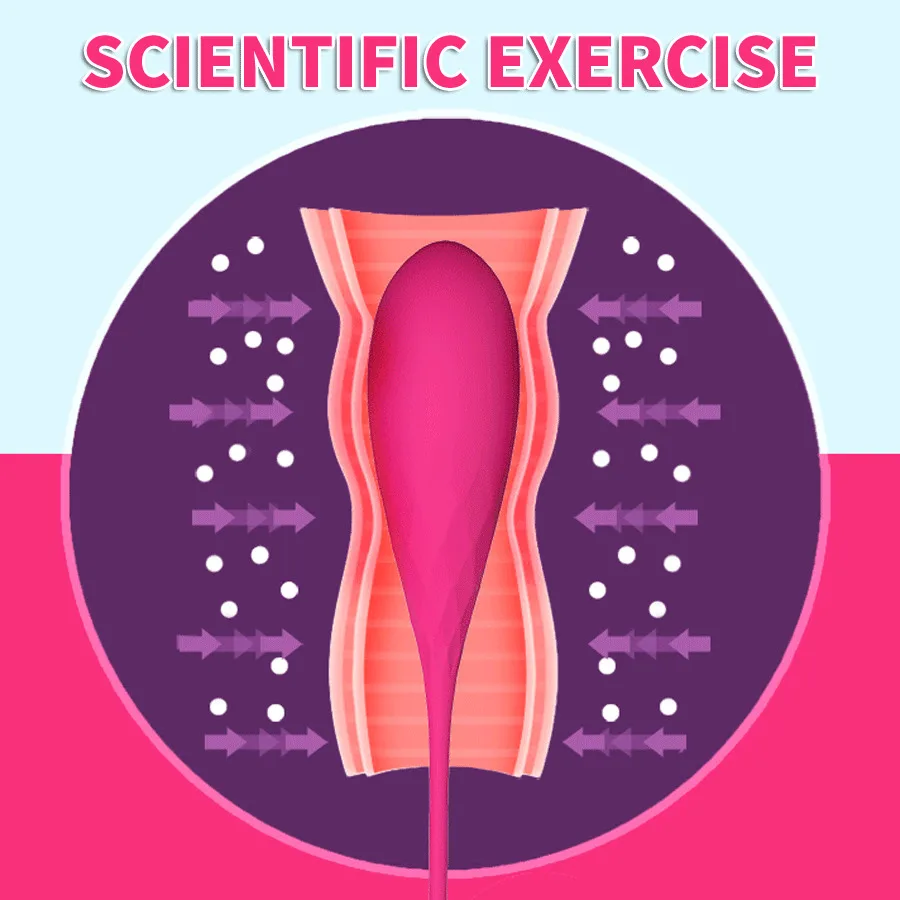 Вагинальные шарики Умные Шарики Кегеля тренажер для затяжки силиконовый