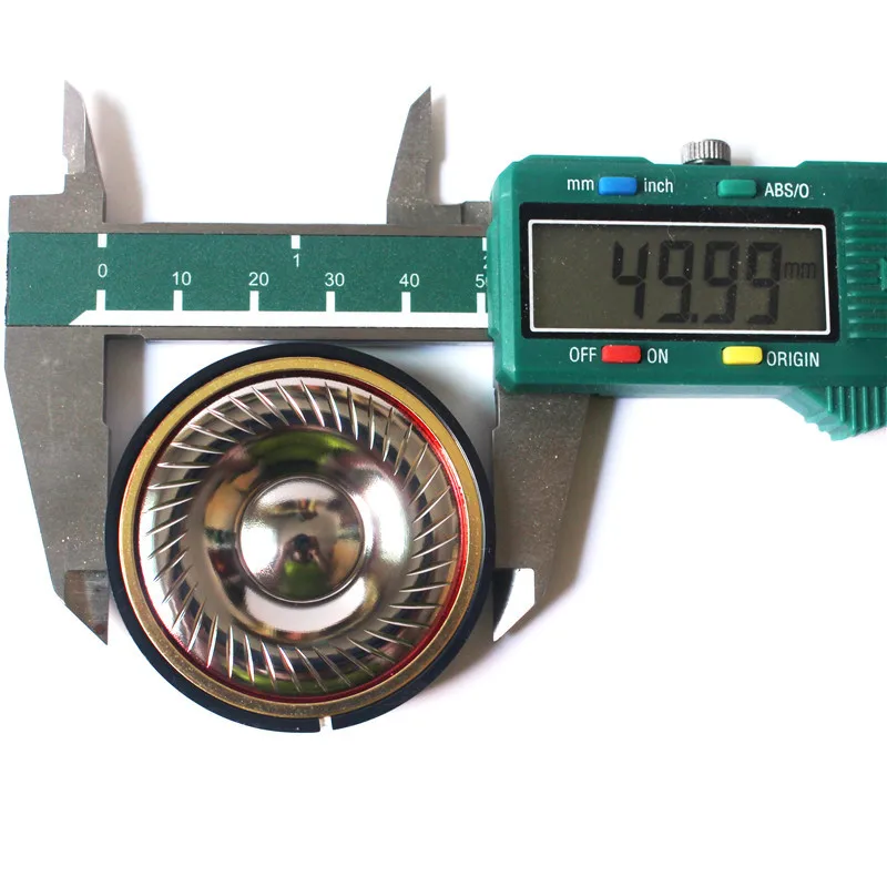 

50mm Titanium Film 32 ohm Headphone Unit Speaker With Copper Ring 110 dB3dB