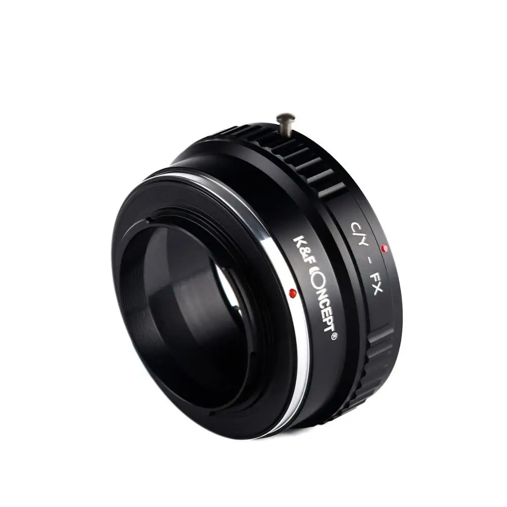 Адаптер K & F Concept для крепления объектива Contax Yashica на камеру Fujifilm FX XPro2 X-T2 X-M2 X-T20 X-T3