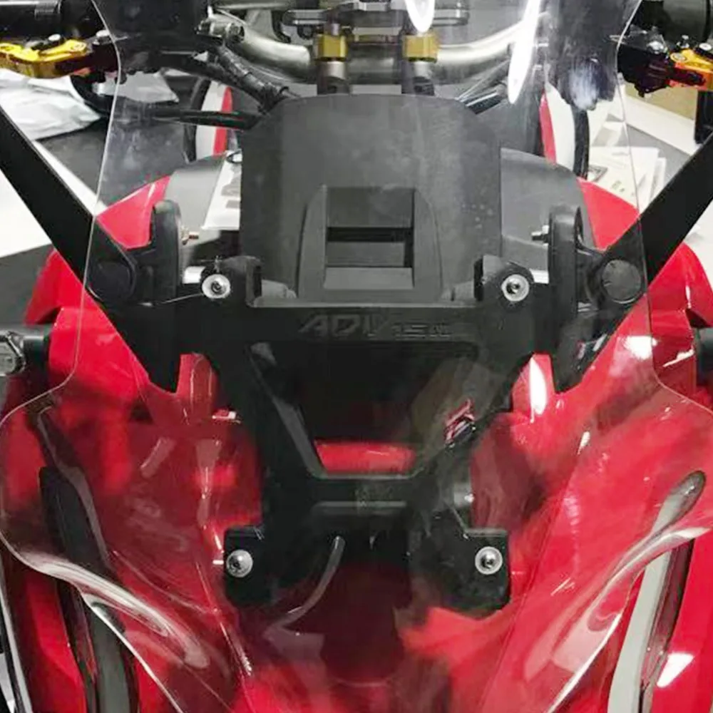 Для Honda adv 150 боковое зеркало-адаптер кронштейн стента Semspeed зеркало заднего вида фиксированное Крепление с логотипом ADV 150