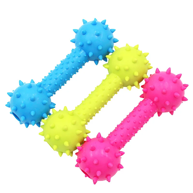 

Dog Toys Pet Accessories Bone Intimate Interactive Antistress Large TPR Plastic Squeak Teething Aggressive Chewing Products