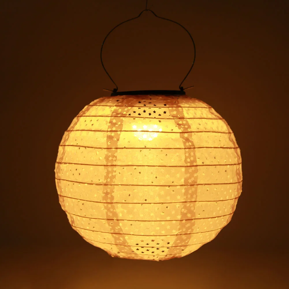 8 дюймов Водонепроницаемый Солнечный светодиодный китайский светильник фонарь