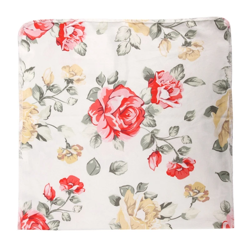 

2 Pcs Newborn Baby Receiving Blanket Headband Set Infant Floral Print Swaddle Wrap Sleeping Bag Hair Band Kits