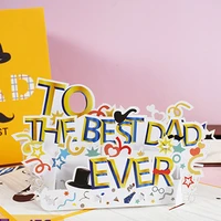 happy fathers day handmade gift card 3d handmade gift greeting card postcard for dad with envelope %d0%bf%d1%80%d0%b8%d0%b3%d0%bb%d0%b0%d1%88%d0%b5%d0%bd%d0%b8%d1%8f %d0%bd%d0%b0 %d1%81%d0%b2%d0%b0%d0%b4%d1%8c%d0%b1%d1%83
