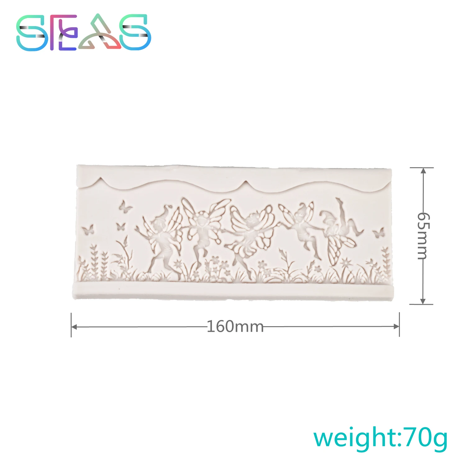 

Cute Elf butterfly Grass Sleep Elf Cake Mold, Baby Soap, 3D Silicone Mold Doll, Birthday Cake Decoration tool