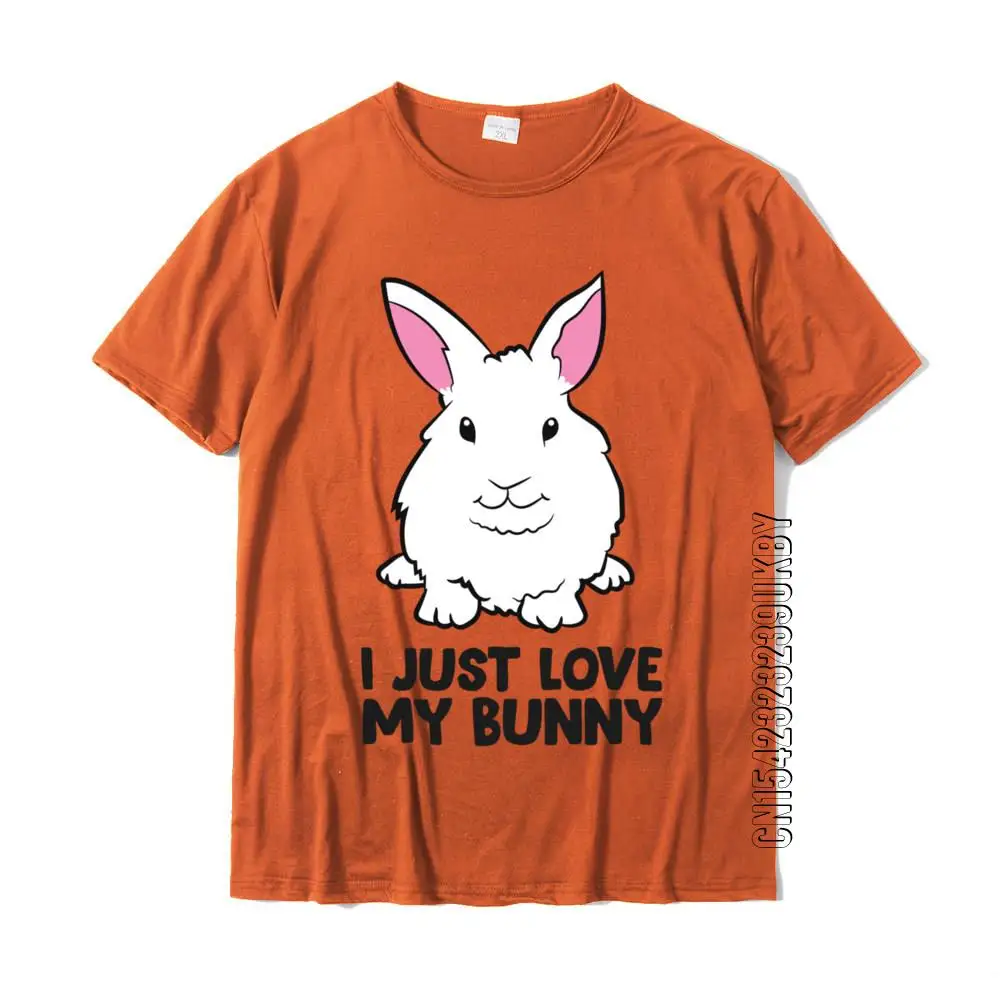 I Just Love My Bunny милый кролик владелец нормальные Топы И Футболки хлопковый Мужской