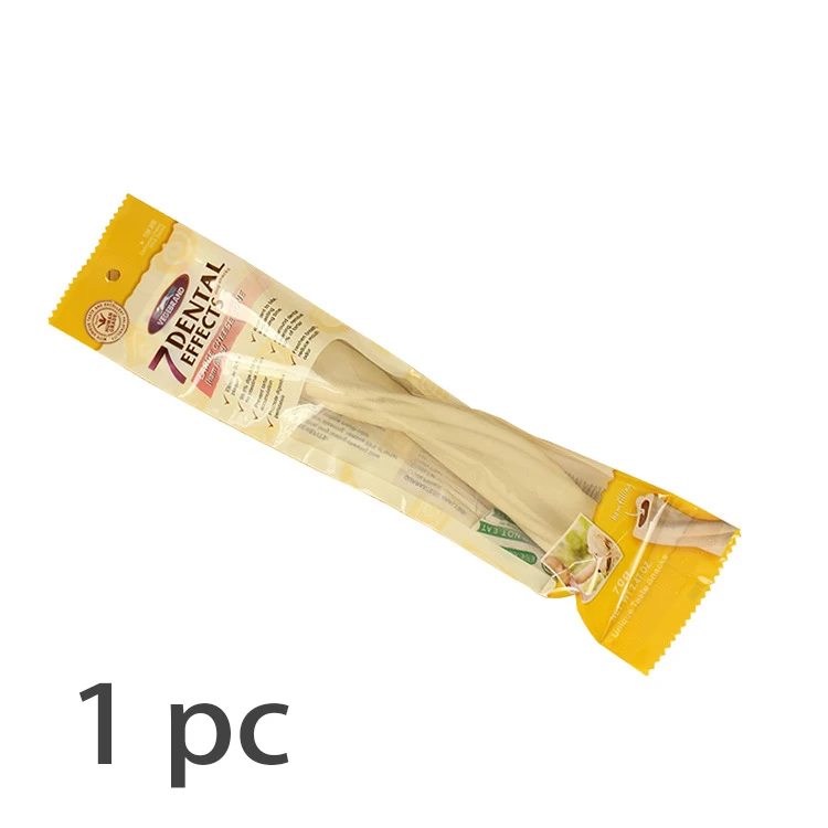Milk 1PC Корм для собак, корм для собак, жевательная кормушка для чистки зубов, закуски для собак, свежая ГОВЯЖЬЯ здоровая еда для маленьких больших собак, вкусная кормушка - Цвет: Milk 1PC