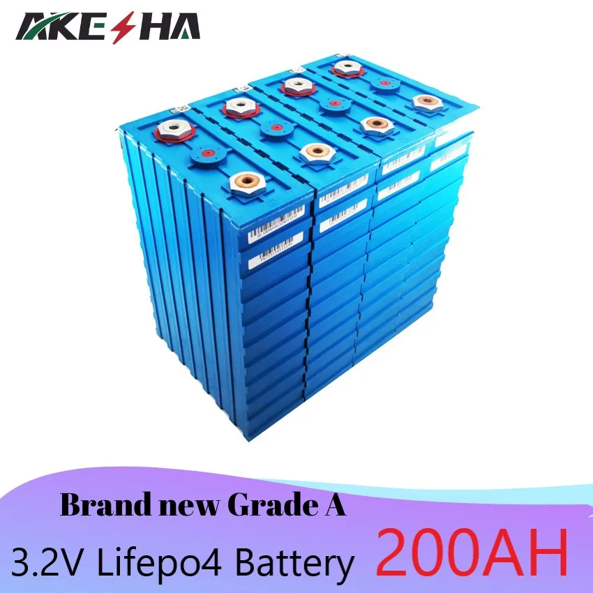 

AKESHA 16PCS LiFePO4 3.2V lithium iron phosphate CALB 200Ah power 12V 800AH 24V 400AH lithium battery pack energy storage