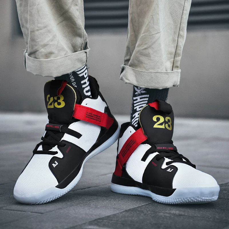 Профессиональные мужские баскетбольные тренировочные ботинки для больших детей
