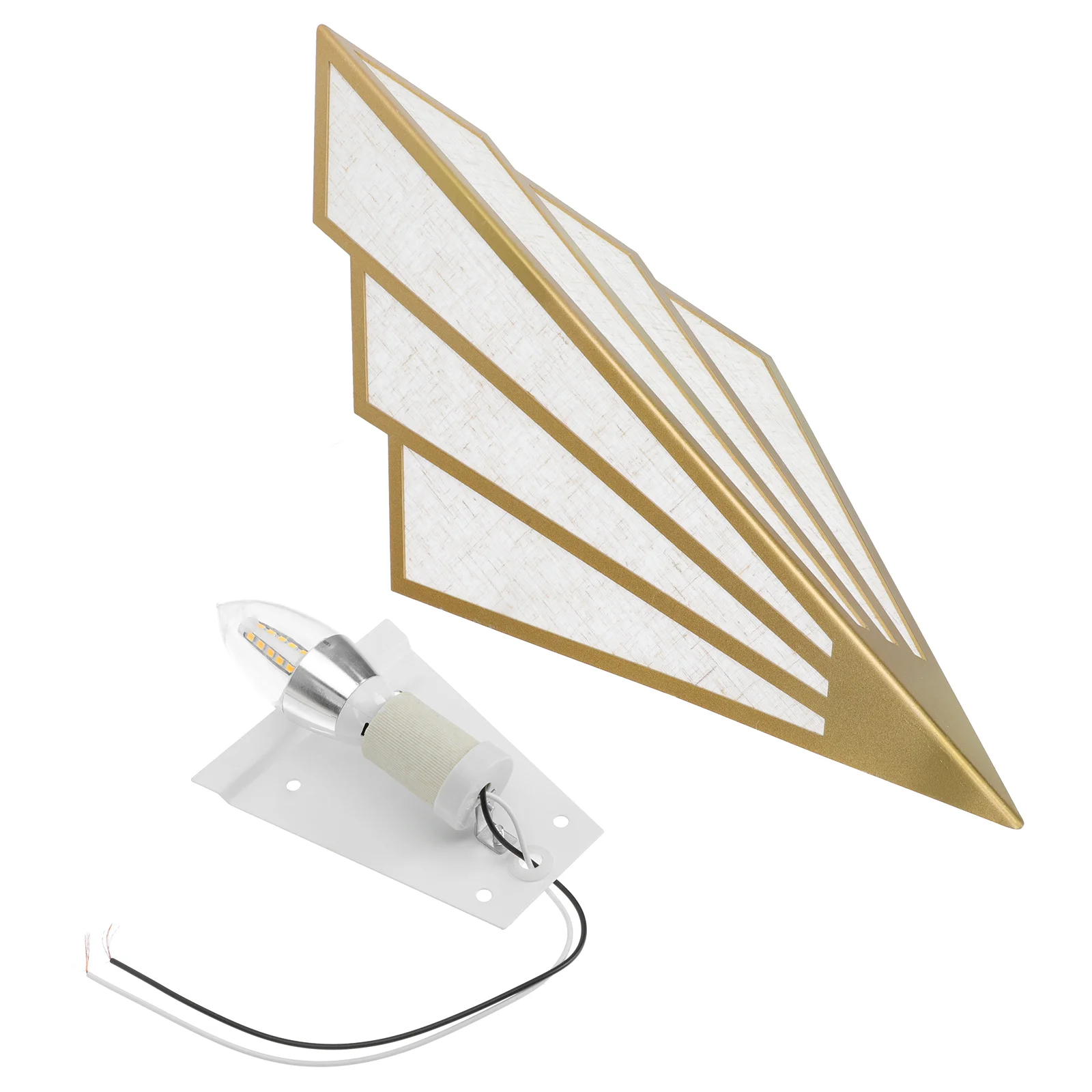 

1PC Fan-shaped Wall Lamp Living Room Bedroom Bedside Wall Light Corridor Wall Lamp