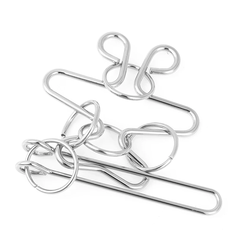 

Calabash-shaped IQ Test Metal Wire Puzzle Brain Teaser Game for Adults Kids