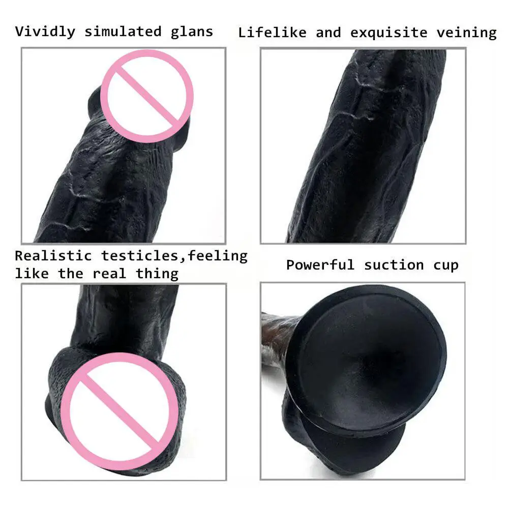 Огромный фаллоимитатор силиконовый с мягким жидким силиконом на присоске 27 см