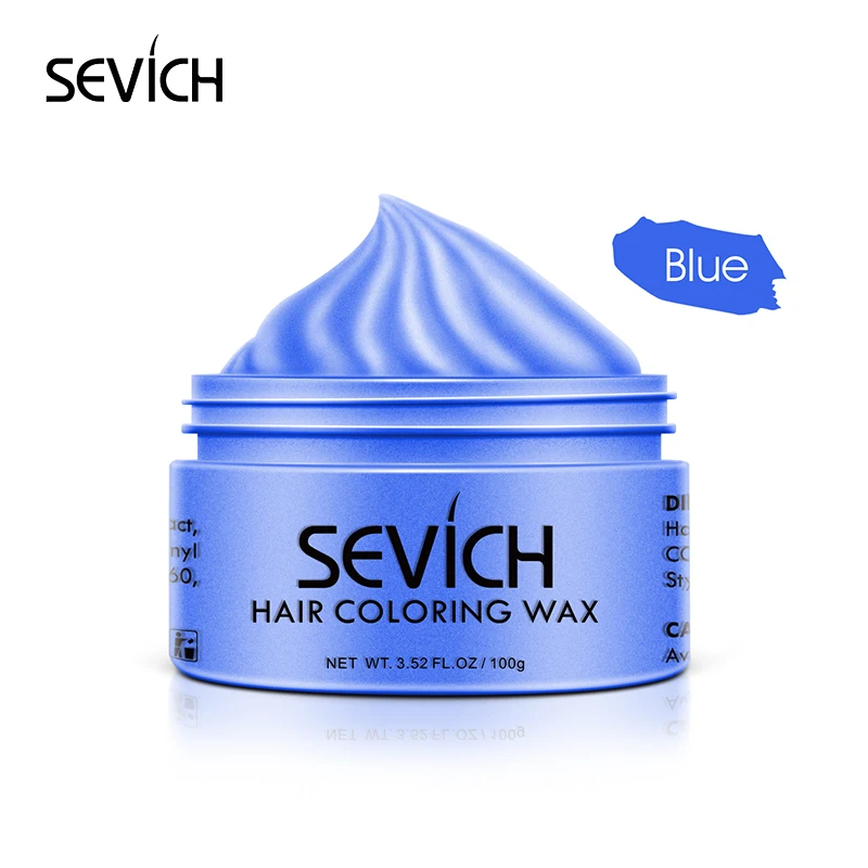 Elegant blue Волосы цветной воск для укладки волос мазь серебро бабушка серая временная краска для модные одноразовая Праздничная праздновать штамповки Цвет ing крем - Цвет: Elegant blue