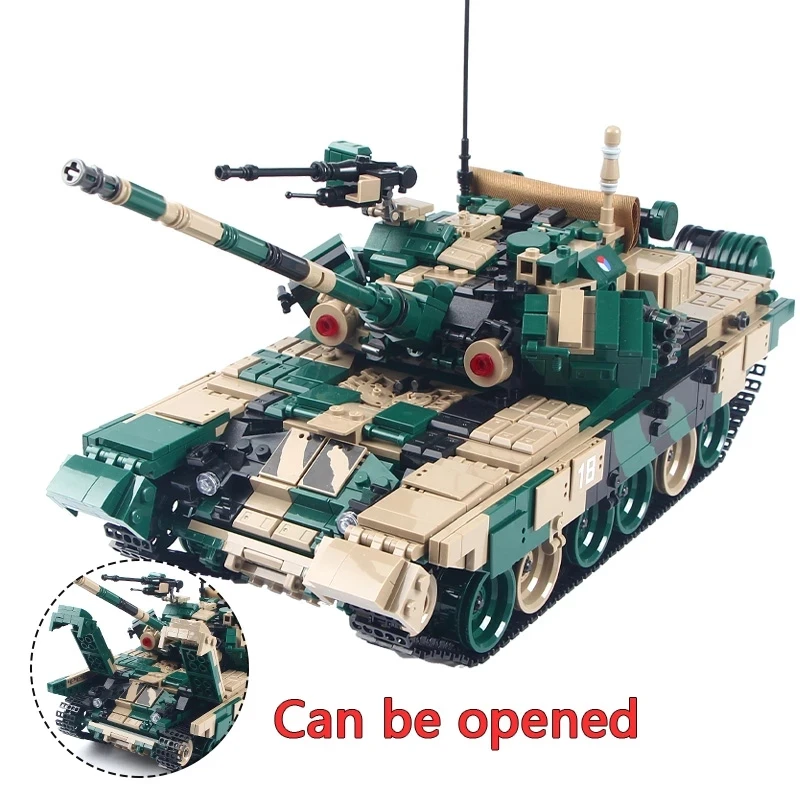 

632005 Military Technic Series T-90 Main Battle Tanks Building Blocks Bricks Kids Birthday Christmas Toys For Children 1773 PCS