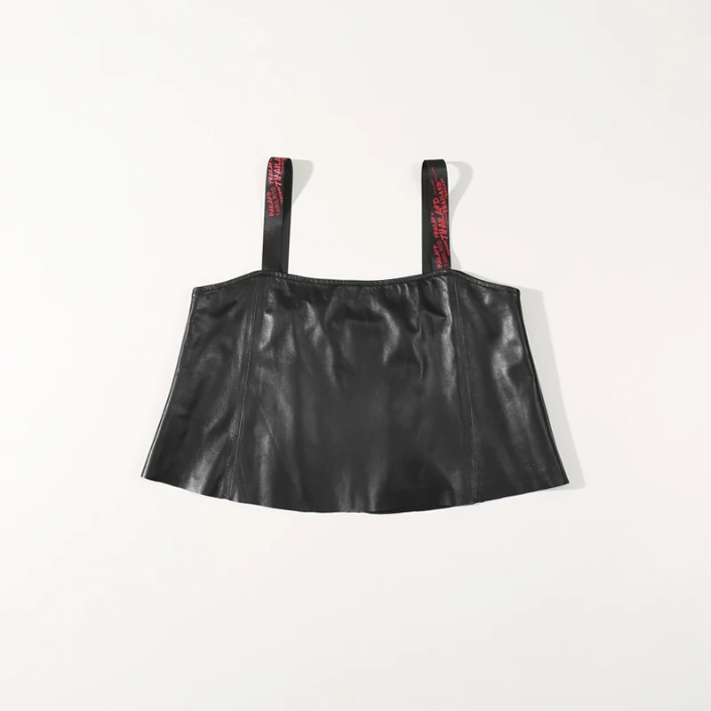 Новинка 2020 осенняя кожаная одежда Женская облегающая короткая укороченная