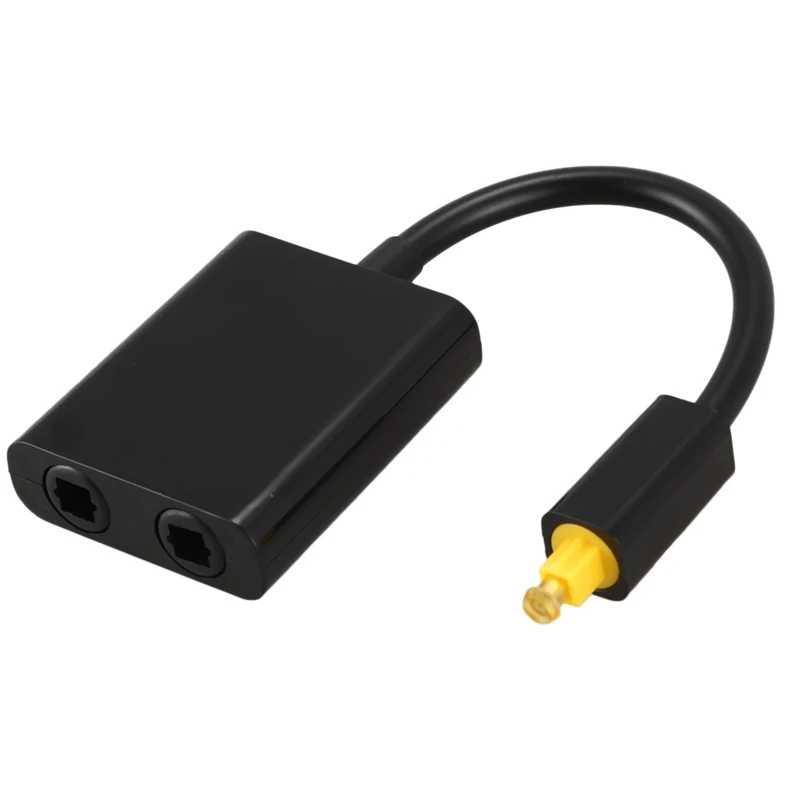 Цифровой SPDIF оптический o сплиттер 2 Way разделитель Toslink адаптер 1 вход выход кабель