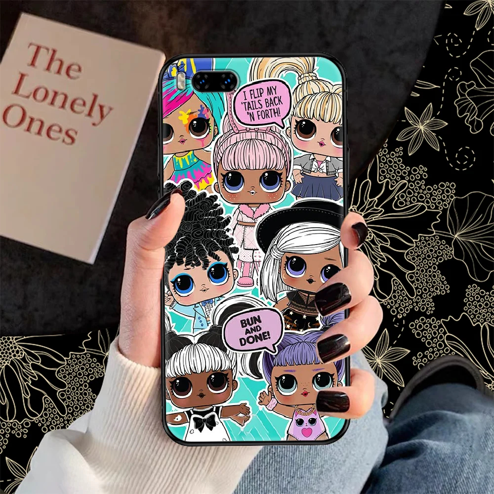 

doll cute Lol Pretty girl Phone case For Xiaomi Mi Max Note 3 A2 A3 8 9 9T 10 Lite Pro Ultra black luxury coque art waterproof
